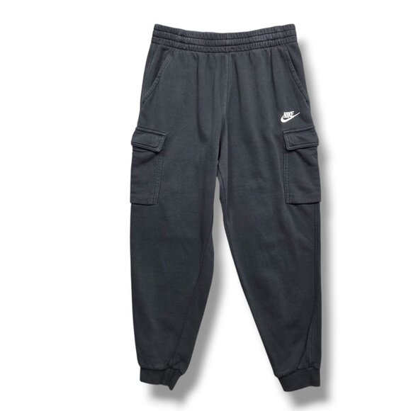 Nike Sportswear Club Fleece Cargo Pants Big Kids XL Black - Picture 1 of 9